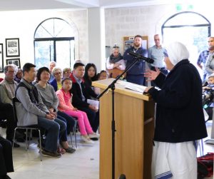 Sr Antonine from the Missionaries of Charity also spoke about the charism of Mother Teresa.