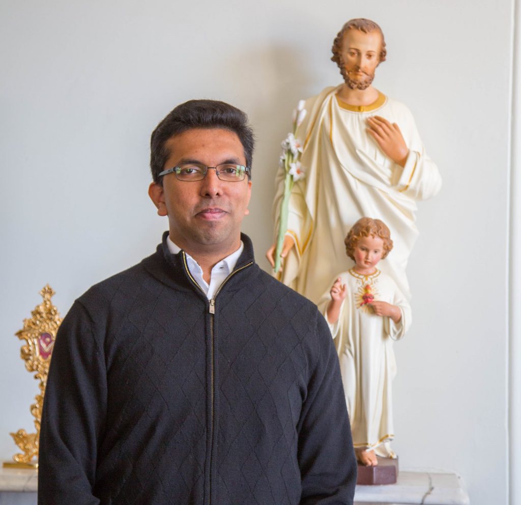 Shinto Francis is a seminarian for the Diocese of Parramatta. Photo: Jordan Grantham.