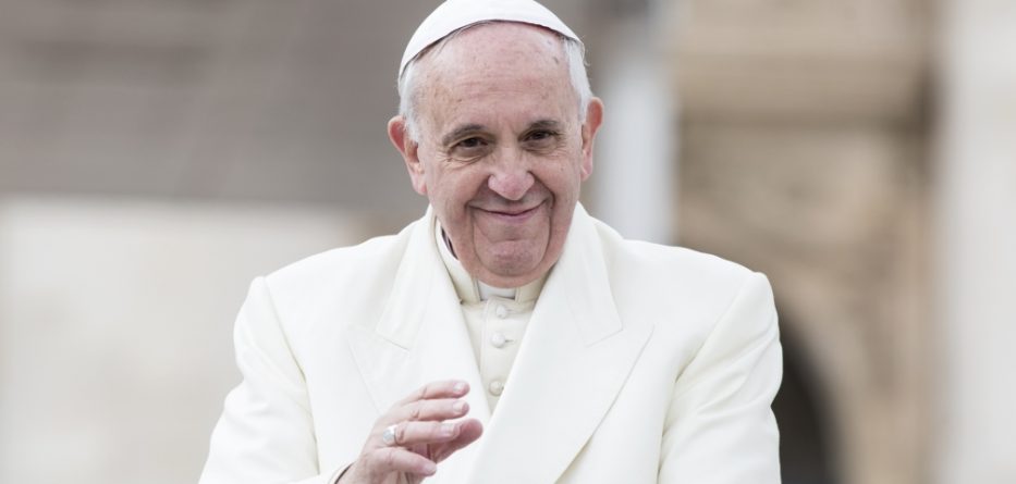 pope francis with youth