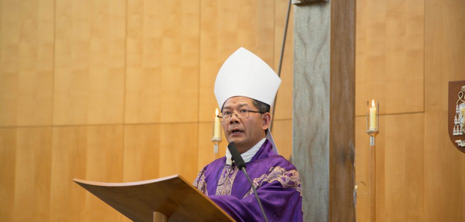 bishop vincent, purple, lent