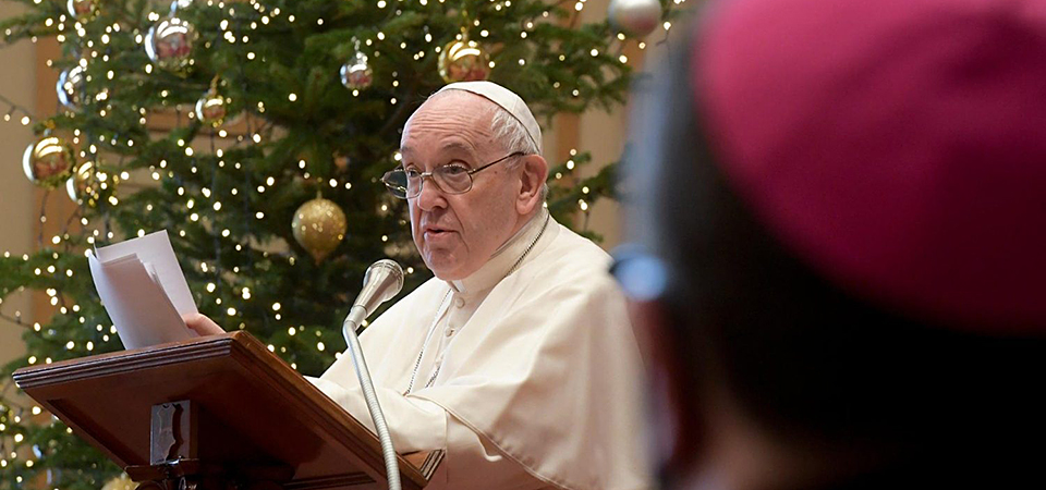 Pope to Roman Curia: Humility embraces weakness, leaves space for ...