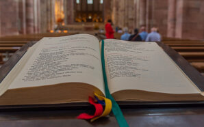 The Book of the Gospels as seen in a Cathedral in Germany