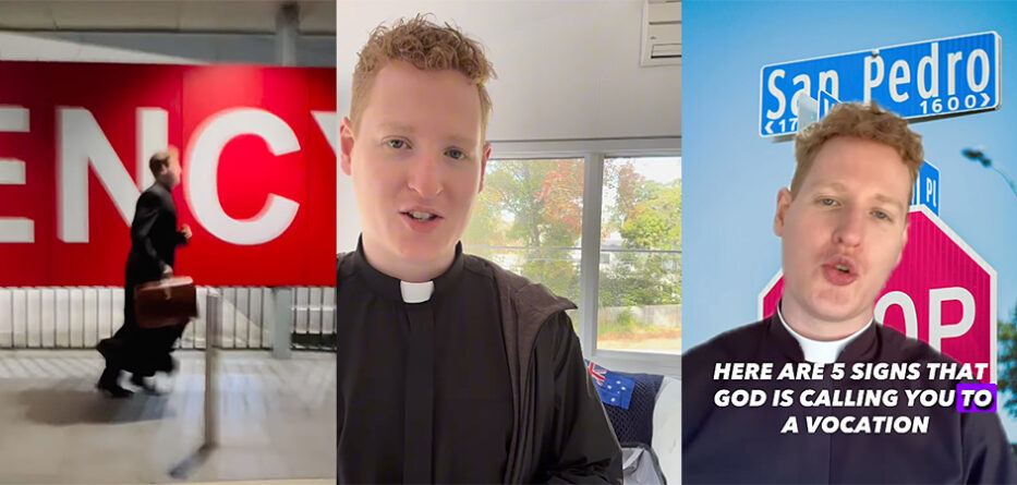 Le directeur des invitations de Broken Bay, le père Sam French, est devenu viral sur TikTok – The Catholic Outlook