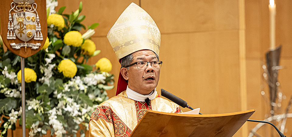 Bishop Vincent’s homily: ‘Building a society that models Jesus’ outreach to the rejected’