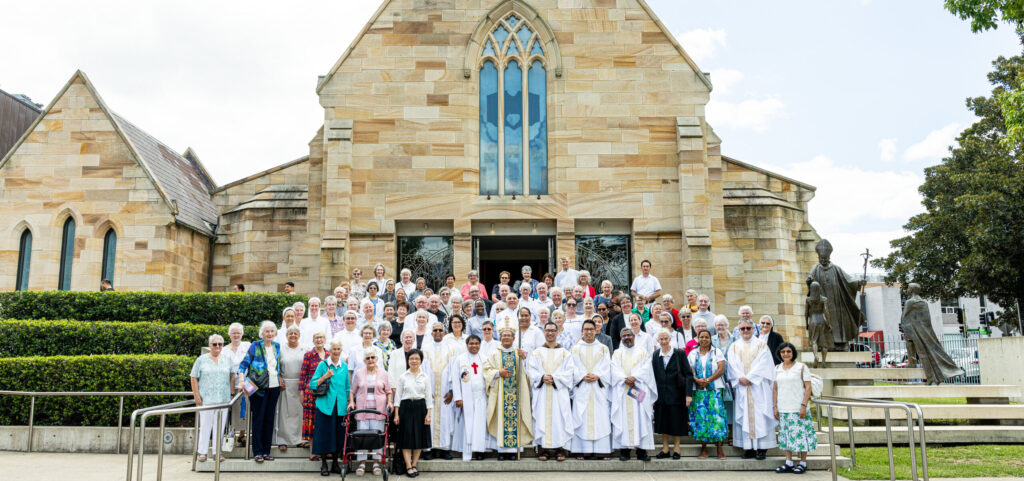 Religious gather at St Patrick's cathedral for the World Day of Prayer for Consecrated Life. Image: Alphonsus Fok/Diocese of Parramatta.