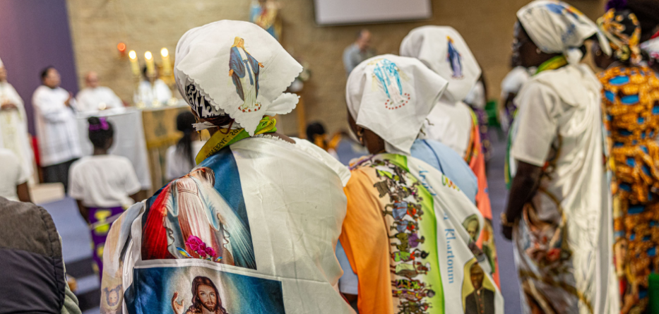 Sudanese and South Sudanese community honours St Josephine Bakhita at St Patrick's Church Blacktown, 2024. Image: Alphonsus Fok/Diocese of Parramatta.