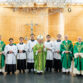 Seminarians with Bishop Vincent Long OFM Conv at St Patrick's Cathedral, Parramatta. Image: Alphonsus Fok/Diocese of Parramatta.