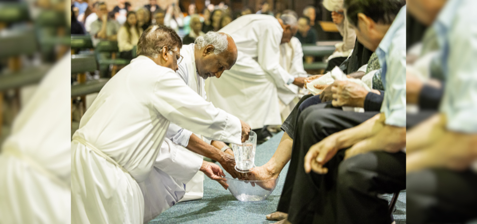The Humility of Washing of the Feet at Holy Name of Mary Parish, Rydalmere 