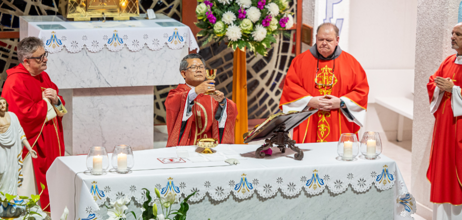 Bishop Vincent Homily at Our Lady of Czestochowa Chapel, Marayong. Image: Alphonsus Fok/Diocese of Parramatta.