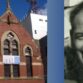 St Vinent's Parish Redfern and Fr Ted Kennedy PP. Images: Wikimedia Commons.