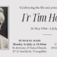 Funeral details of Fr Tim Hogan. Photo: supplied.
