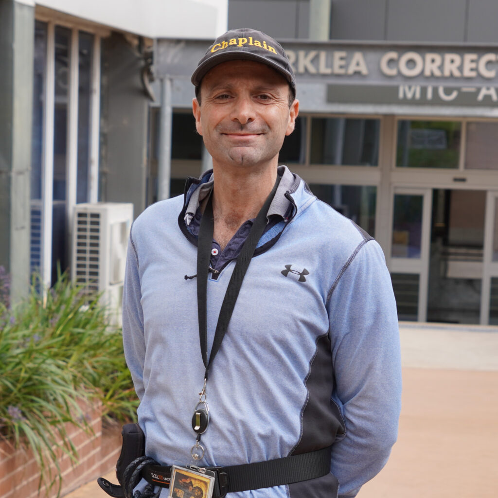 Catholic chaplain, Richard Korkor. Image: Belinda Gadd/Diocese of Parramatta.