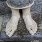 In the sandals of a servant