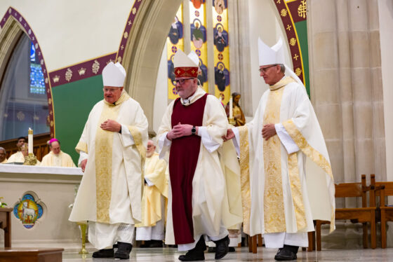 The Installation Mass for new Archbishop of Hobard, Archbishop Anthony Ireland. Image: supplied.