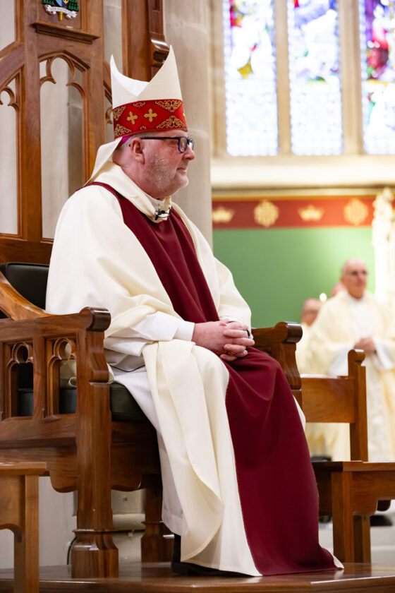 The Installation Mass for new Archbishop of Hobard, Archbishop Anthony Ireland. Image: supplied.