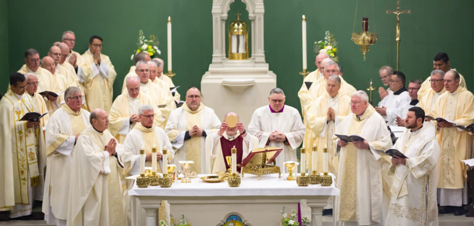 The Installation Mass for new Archbishop of Hobard, Archbishop Anthony Ireland. Image: supplied.