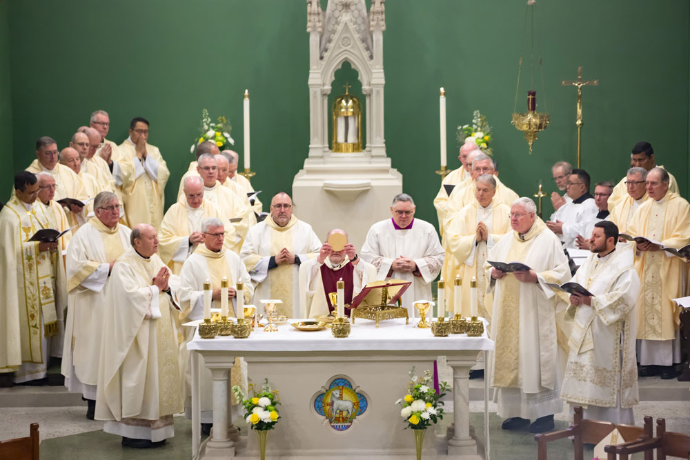 The Installation Mass for new Archbishop of Hobard, Archbishop Anthony Ireland. Image: supplied.