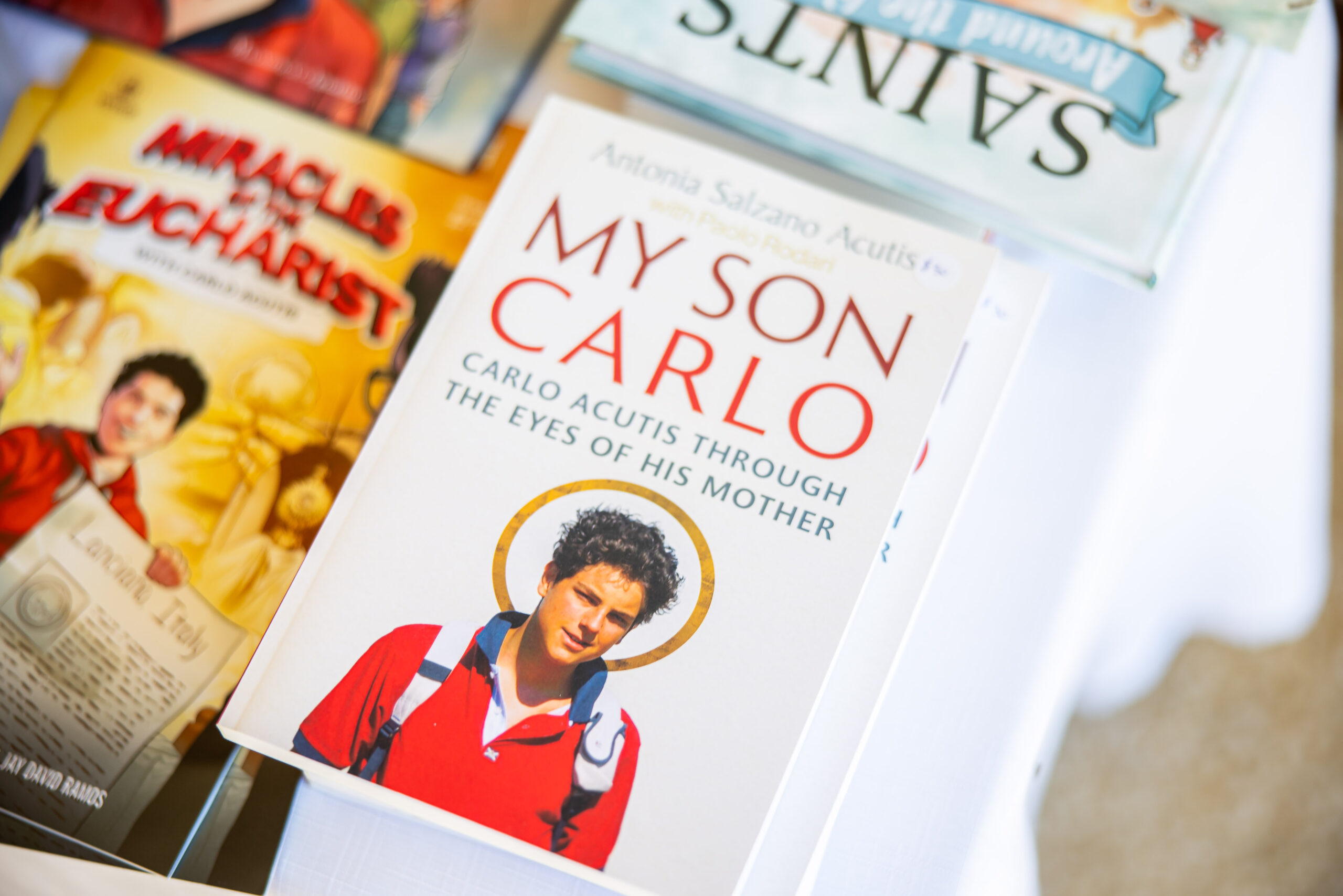 Antonia Acutis has written many books on her son's journey to sainthood. Image: Alphonsus Fok/Diocese of Parramatta.