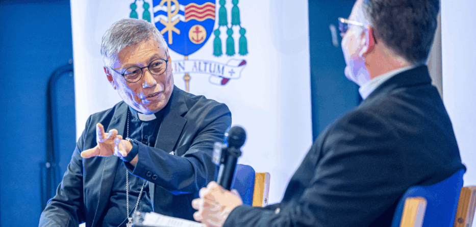 Bishop Vincent Presents... A conversation with Cardinal Chow SJ. Image: Alphonsus Fok/Diocese of Parramatta.