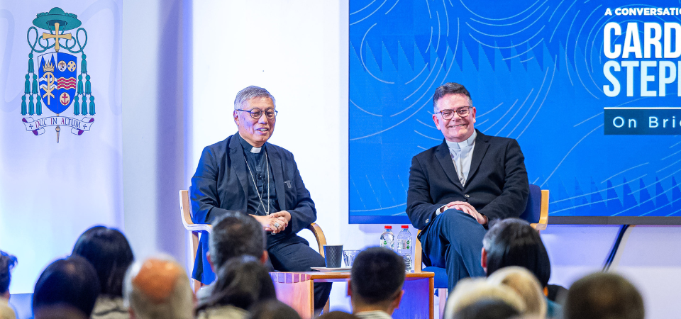 Bishop Vincent Presents... A conversation with Cardinal Chow SJ. Image: Alphonsus Fok/Diocese of Parramatta.