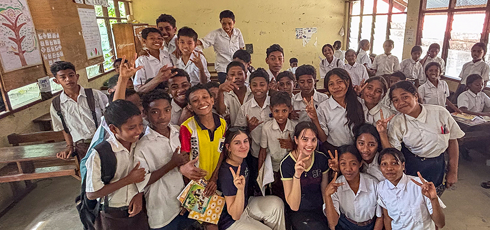 Student pilgrims find strength and hope in Timor-Leste