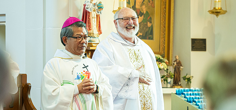 Fr John McSweeney installed as Parish Priest of new seven-church parish