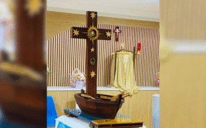 The Migrant Jubilee Cross in Western Sydney. Image: supplied.