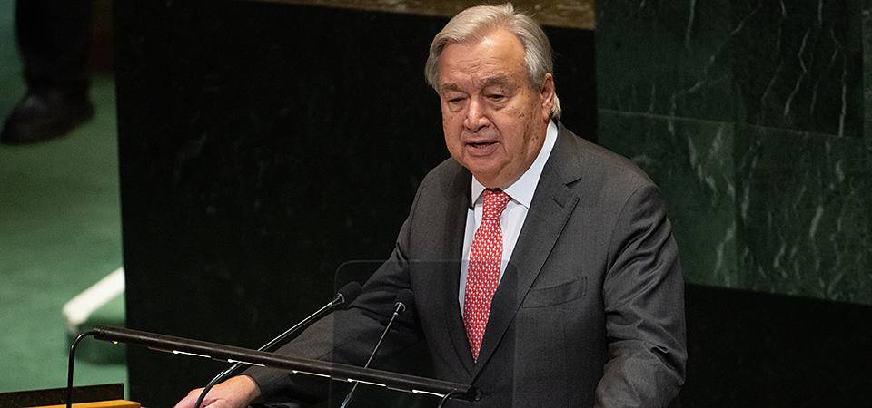 Guterres: World destabilised if law of power replaces power of law