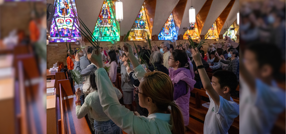 A Solemn Journey into the Passion: Palm Sunday with the Chinese Chaplaincy