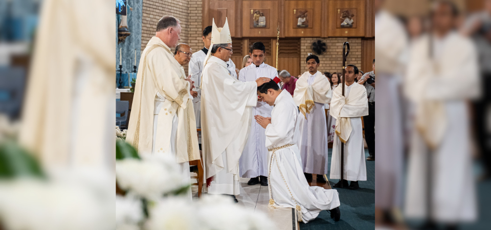 Bishop Vincent’s Homily for the ordination of Luke Huynh to the Diaconate