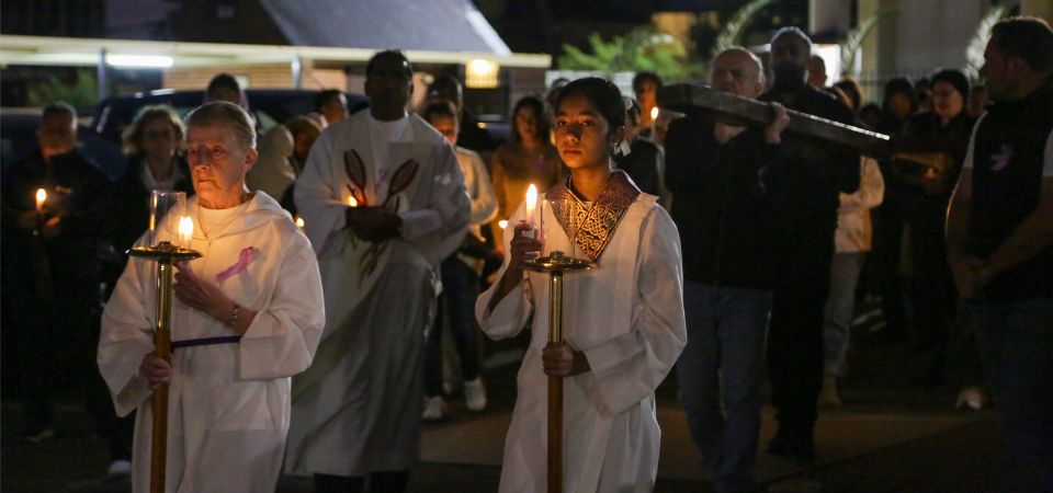 In the shadow of the Cross, parishioners of St Nicholas of Myra Penrith find hope