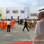 A rain-soaked message of mercy inside Bata Prison