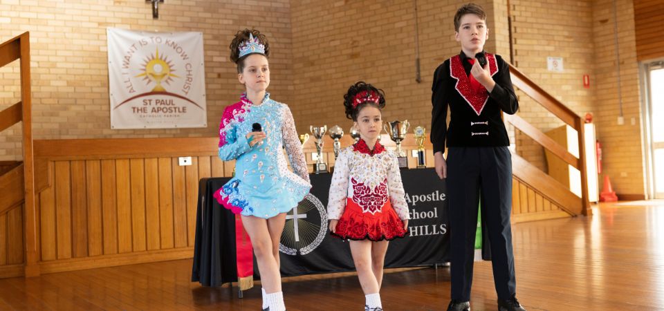 Irish dancing siblings inspire school community