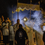 Hundreds join Corpus Christi procession from Harris Park to Parramatta