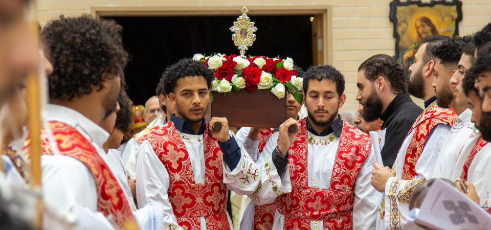 Relic of St Mark the Evangelist Enshrined at Coptic Catholic Church