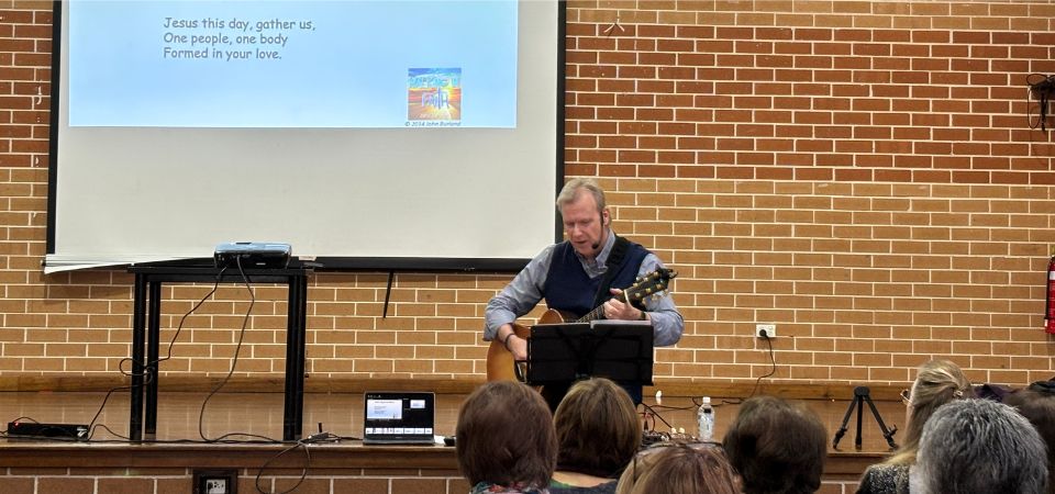 Renowned Catholic musician and educator John Burland inspires SRE Catechists