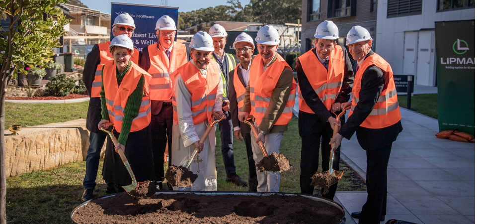Catholic Healthcare turns the sod on final stage of St Hedwig Village redevelopment