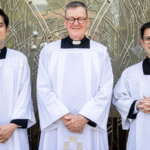 Bishop Vincent invites the faithful to celebrate the ordination of three new priests