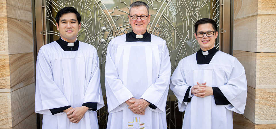 Bishop Vincent invites the faithful to celebrate the ordination of three new priests 